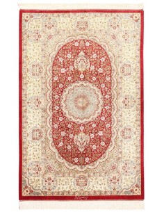 Hand made rug Ghom Silk Persia cm.96x144