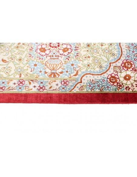 Hand made rug Ghom Silk Persia cm.96x144