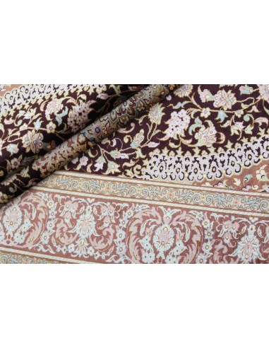 Hand made rug Ghom Silk Persia cm.100x146