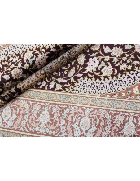 Hand made rug Ghom Silk Persia cm.100x146