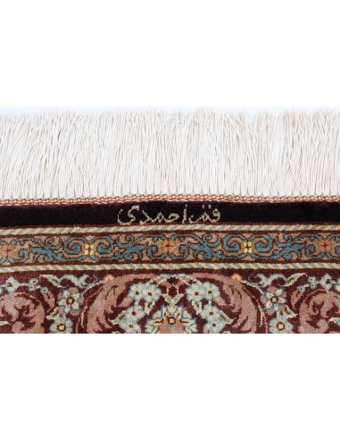 Hand made rug Ghom Silk Persia cm.100x146