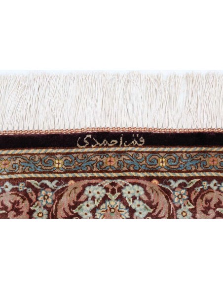 Hand made rug Ghom Silk Persia cm.100x146