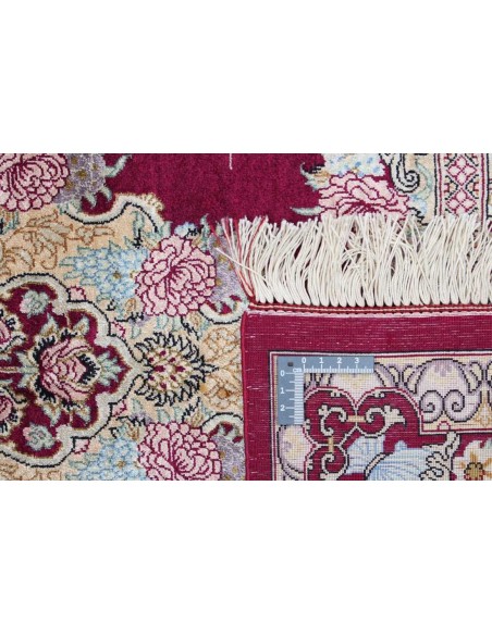 Hand made rug Ghom Silk Persia cm.100x147