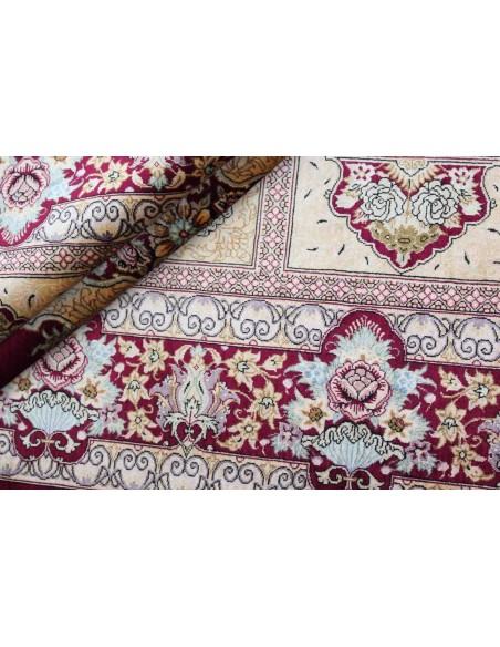Hand made rug Ghom Silk Persia cm.100x147
