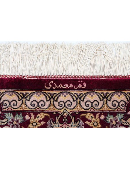 Hand made rug Ghom Silk Persia cm.100x147