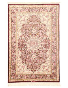Hand made rug Ghom Silk Persia cm.98x148