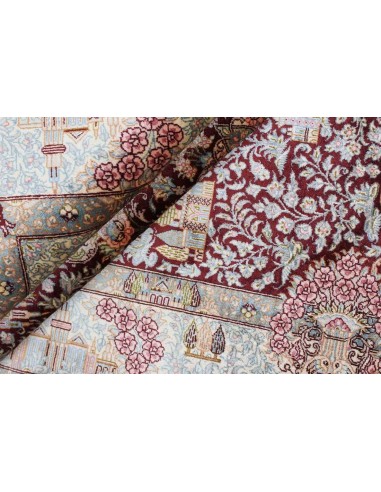Hand made rug Ghom Silk Persia cm.100x155