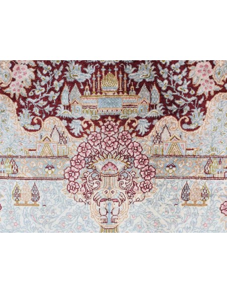 Hand made rug Ghom Silk Persia cm.100x155