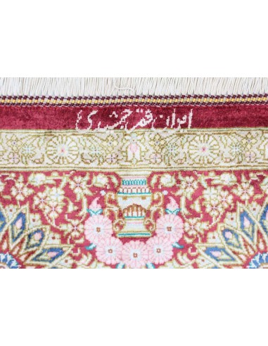 Hand made rug Ghom Silk Persia cm.98x150