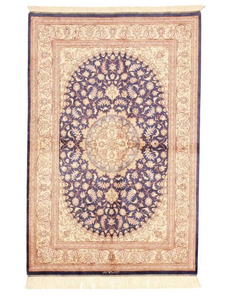 Hand made rug Ghom Silk Persia cm.100x150