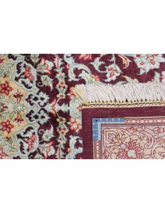 Hand made rug Ghom Silk Persia cm.100x143 2