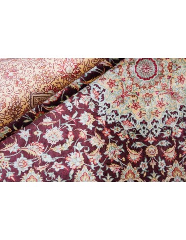 Hand made rug Ghom Silk Persia cm.100x143