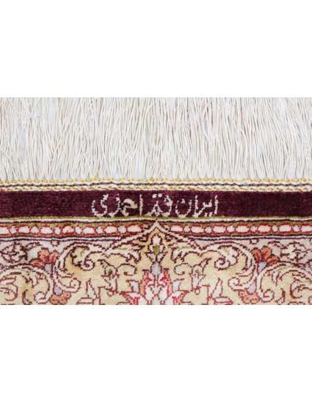 Hand made rug Ghom Silk Persia cm.100x143