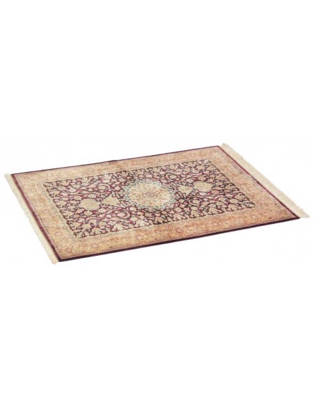 Hand made rug Ghom Silk Persia cm.100x143