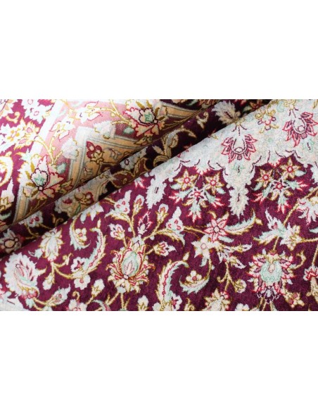Hand made rug Ghom Silk Persia cm.138x200