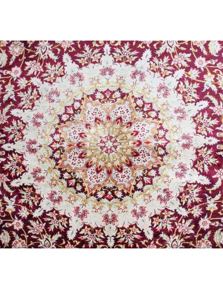 Hand made rug Ghom Silk Persia cm.138x200