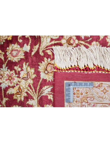Hand made rug Ghom Silk Persia cm.132x201