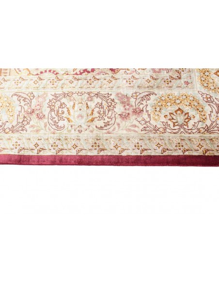 Hand made rug Ghom Silk Persia cm.132x201