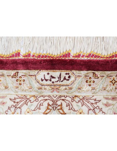 Hand made rug Ghom Silk Persia cm.132x201