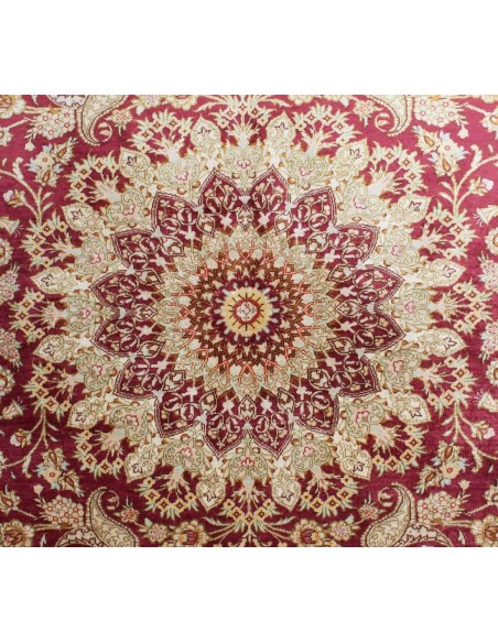 Hand made rug Ghom Silk Persia cm.132x201