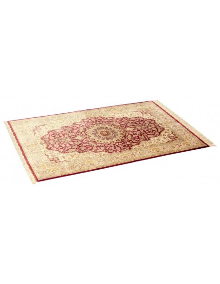 Hand made rug Ghom Silk Persia cm.132x201