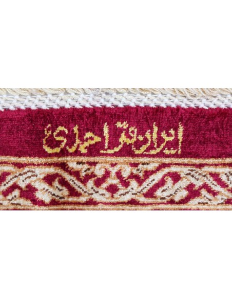 Hand made rug Ghom Silk Persia cm.100x145