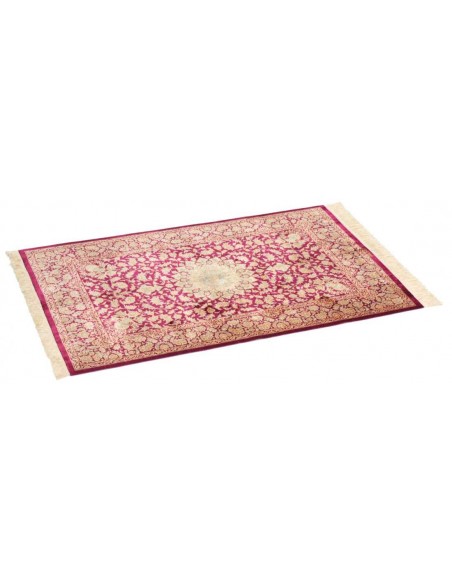 Hand made rug Ghom Silk Persia cm.100x145