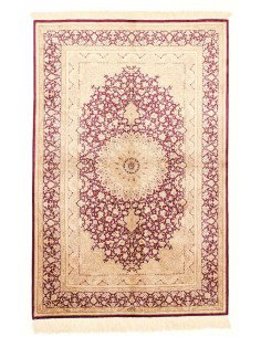 Hand made rug Ghom Silk Persia cm.100x153