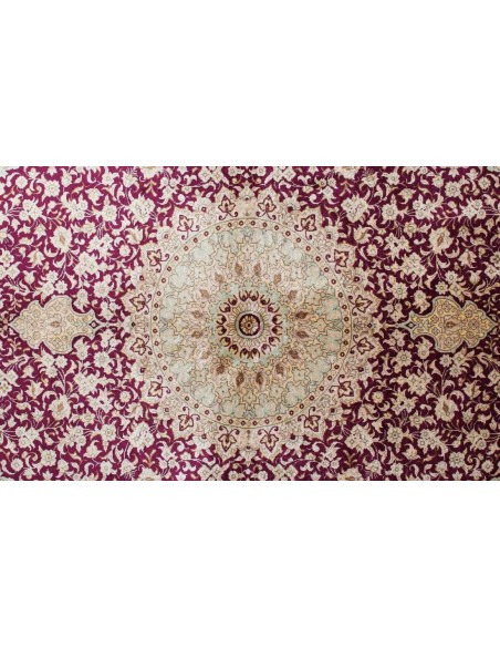 Hand made rug Ghom Silk Persia cm.100x153