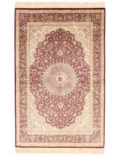 Hand made rug Ghom Silk Persia cm.130x200