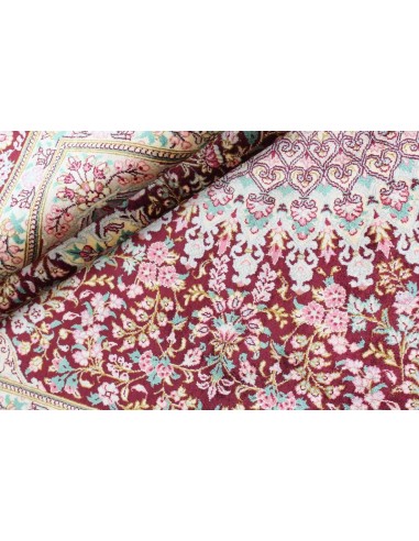 Hand made rug Ghom Silk Persia cm.130x200