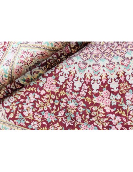 Hand made rug Ghom Silk Persia cm.130x200