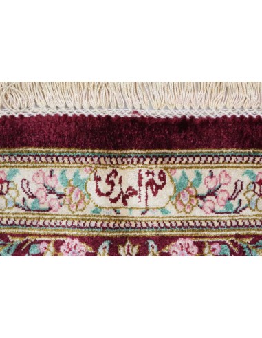 Hand made rug Ghom Silk Persia cm.130x200