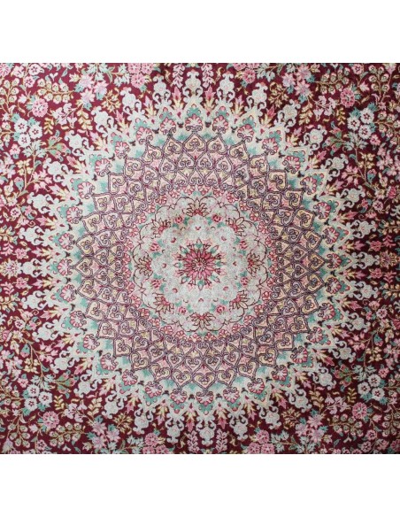 Hand made rug Ghom Silk Persia cm.130x200