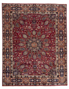 Hand made rug Mashad Persia cm.300x380