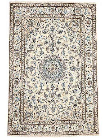 Hand made rug Nain Kashmar Persia cm.198x292