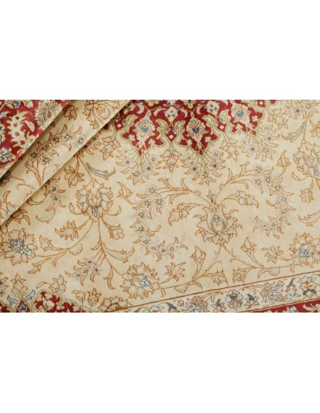 Hand made rug Ghom Silk Persia cm.132x201