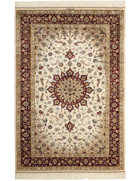 Hand made rug Ghom Silk Persia cm.132x197