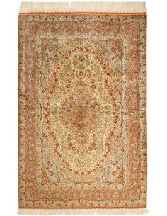 Hand made rug Ghom Silk Persia cm.102x152