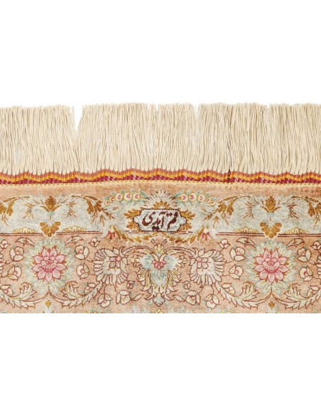 Hand made rug Ghom Silk Persia cm.102x152