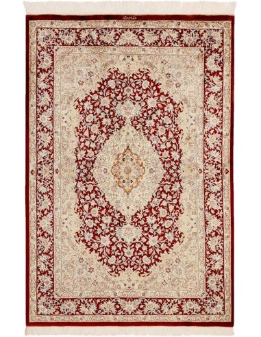 Hand made rug Ghom Silk Persia cm.98x145