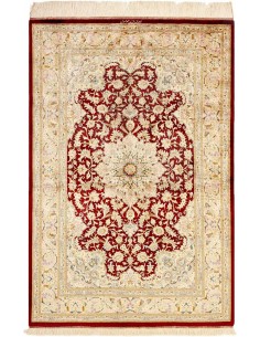 Hand made rug Ghom Silk Persia cm.99x147