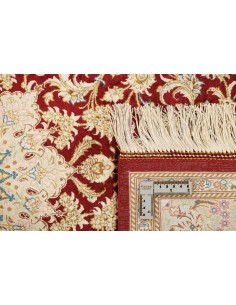 Hand made rug Ghom Silk Persia cm.99x147 2