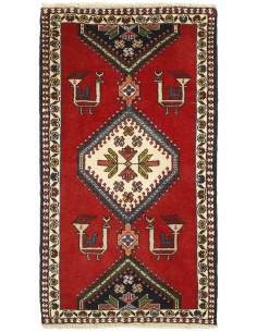 Hand made rug Yalameh Persia cm.62x110