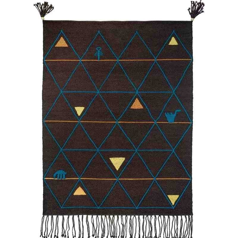 tappeto AISHA SITAP BLUE LANA geometrico da EUR 780.8