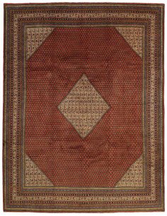 Hand made rug Mir Boteh Persia cm.303x398