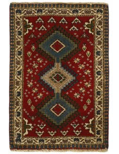 Hand made rug Yalameh Persia cm.62x92