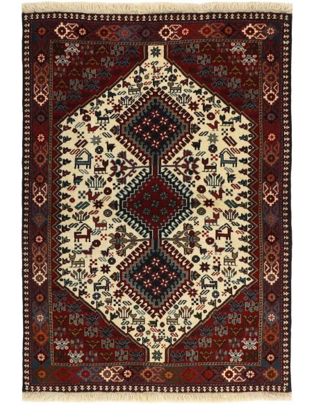 Hand made rug Yalameh Persia cm.98x142