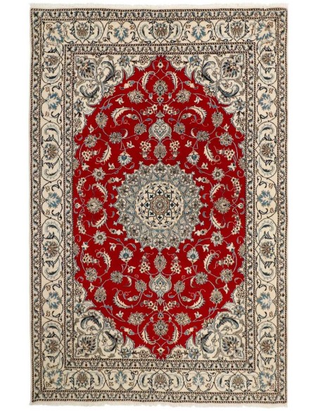 Hand made rug Nain Kashmar Persia cm.193x295