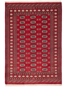 Hand made rug Bukhara fine Pakistan cm.141x199